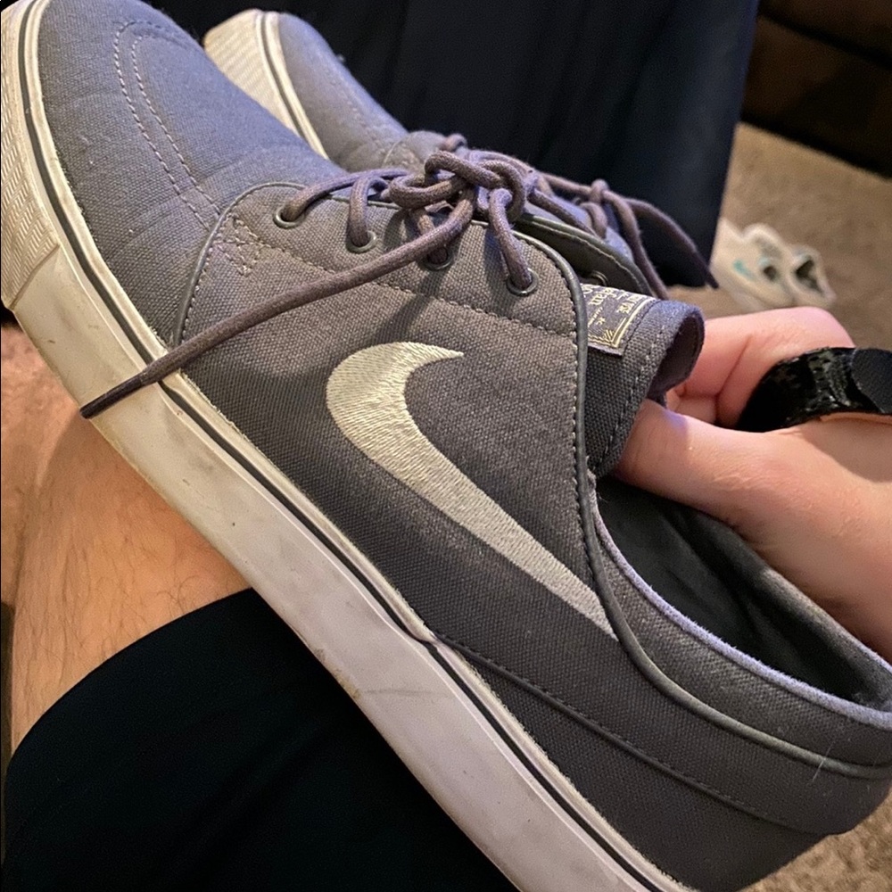 Stefan Janoskis mens grey shoes